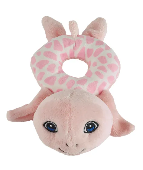 Produktbillede: Petjes World rattle turtle pink