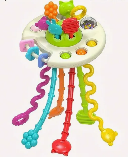 Produktbillede: Silicone Pull String Activity Toy