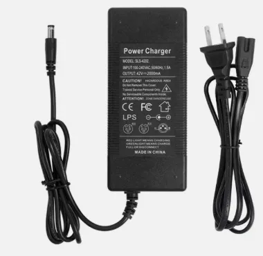 Produktbillede: For Xiaomi Electric Scooter E-Bike 36V 42V Lithium Battery Charger w/Adapter Kit