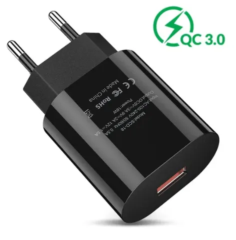 Produktbillede: Quick Charge 3.0 USB Charger QC3.0 Fast Charging EU Plug, Model no.: YSY-6044